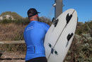 Blue Men's StayN Afloat Surf Rash vest with zip pocket size M  for Men's  image 7
