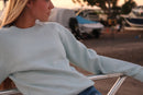 Sky Blue Woman's winter sweats sizes 8(M) 100% cotton with fleece image 4
