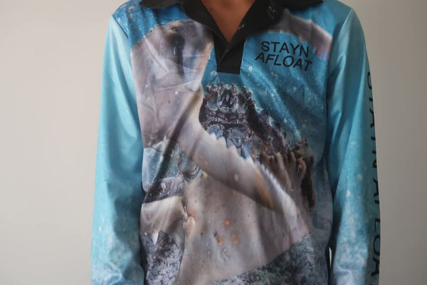 kids fishing shirt size 8 & 10 Australian  image 5