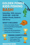 Golden Ponds Kids Fishing Competition ~ January 10th 2026 (SOLD OUT) image 0