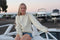 Cream woman's winter sweaters sizes 8(M)  100% cotton & fleece inside image 11