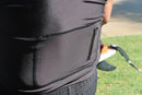 Black Men's StayN Afloat Rash vest with zip pocket size Medium  image 8