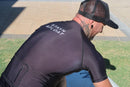 Black Men's StayN Afloat Rash vest with zip pocket size Medium  image 5