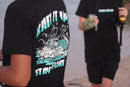 Kids "Bait it up" cotton shirt in white or black. Sizes 8 & 10 image 14