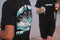 Kids "Bait it up" cotton shirt in white or black. Sizes 8 & 10 image 14
