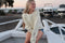 Cream woman's winter sweaters sizes 8(M)  100% cotton & fleece inside image 7