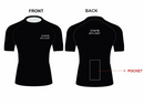 Black Men's StayN Afloat Rash vest with zip pocket size Medium  image 2