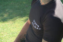Black Men's StayN Afloat Rash vest with zip pocket size Medium  image 7