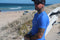 Blue Men's StayN Afloat Surf Rash vest with zip pocket size M  for Men's  image 0