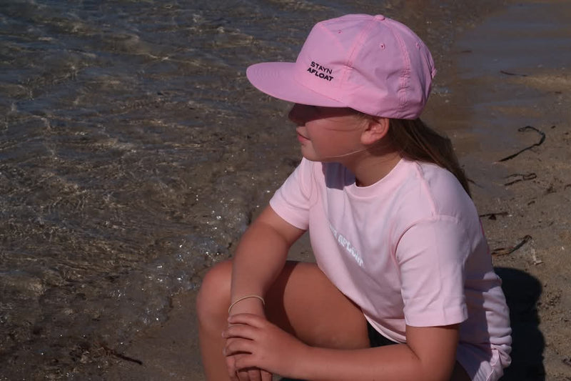 StayN Afloat Pink surf cap ~ Adult size image 1