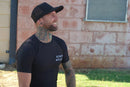 Black Men's StayN Afloat Rash vest with zip pocket size Medium  image 10
