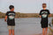 Kids "Bait it up" cotton shirt in white or black. Sizes 8 & 10 image 13