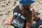 Kids "Bait it up" cotton shirt in white or black. Sizes 8 & 10 image 10