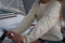 Cream woman's winter sweaters sizes 8(M)  100% cotton & fleece inside image 4