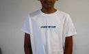 Kids "Bait it up" cotton shirt in white or black. Sizes 8 & 10 image 2
