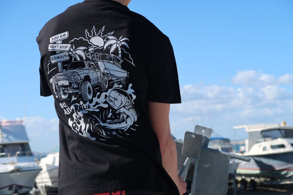 Exmouth T-shirt 100% cotton Teens & Mens 8, 10s , 12s,  S, M, L, XL & XXL image 4