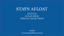 Anti fog ocean goggle spray