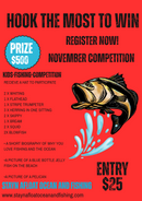 November Kids-fishing-competition 6yrs - 16yrs - Family friendly
