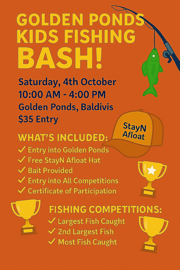 Golden Ponds Kids Fishing Competition Saturday 4th October 2025