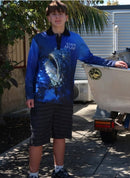 Teens fishing shirt ®️ ultra light weight UVP 50