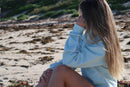 Sky Blue Woman's winter sweats sizes 8(M) 100% cotton with fleece - SOLD OUT