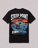 StayN Afloat ®️ Ocean & Fishing Steep Point premium T-Shirt. Pre order now landing October