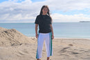 Coastal relaxed pants short length (petite) 350GMS premium french cotton terry