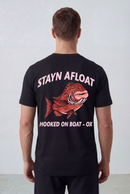 Hooked on Boat - OX premium Men's cotton T-shirts