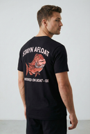 Hooked on Boat - OX premium Men's cotton T-shirts