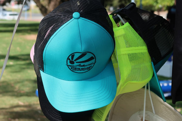 StayN Afloat turquoise & black hat